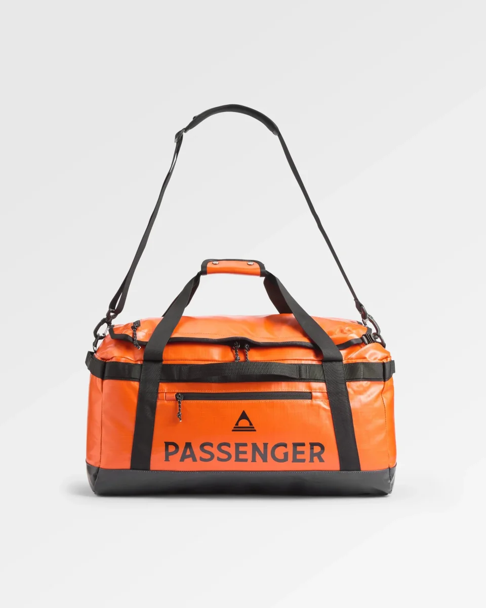 Sac de voyage recyclé 60L Roamer - orange lever de soleil – Image 2