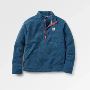 Muse Veste Sherpa Doublée Polaire Recyclée - Blue Steel