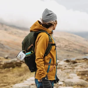 Polaire Recyclée à Capuche Slope - Ocre Poussiéreux