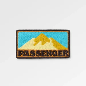 Écusson Évasion Montagne - Orange rétro