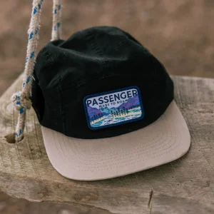 Casquette 5 Panneaux en Coton Recyclé Love The Wild - Noir