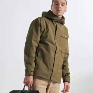 Veste Imperméable Overland - Olive Foncé