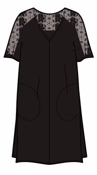 Robe Oversize Ambrose - Noir – Image 9