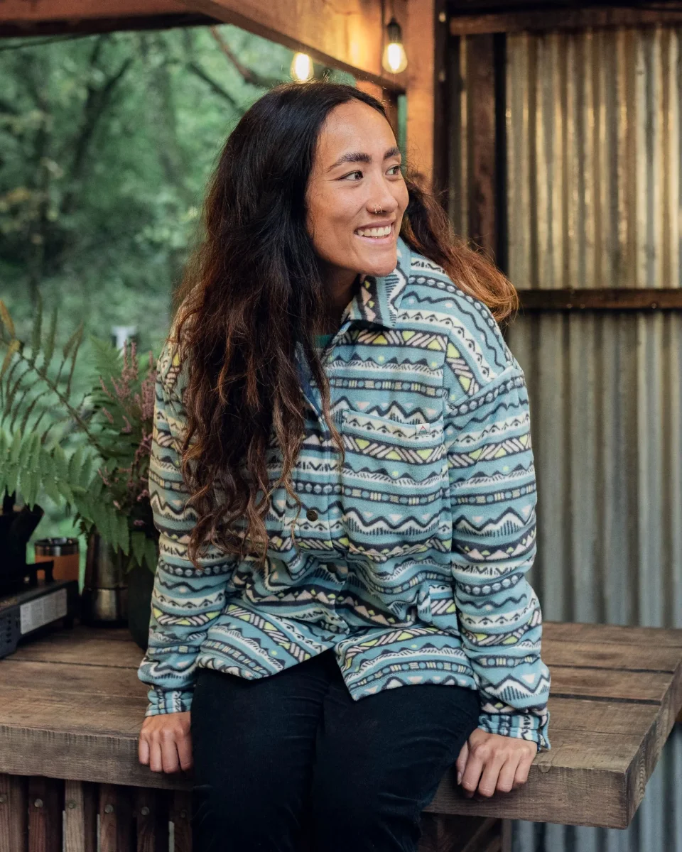 Chemise en polaire recyclée doublée sherpa Orion - Mountain Geo Arctic – Image 5