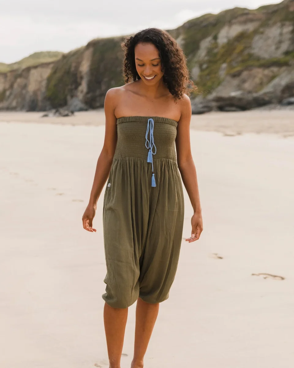 Pantalon Ample Daylily - Kaki – Image 2