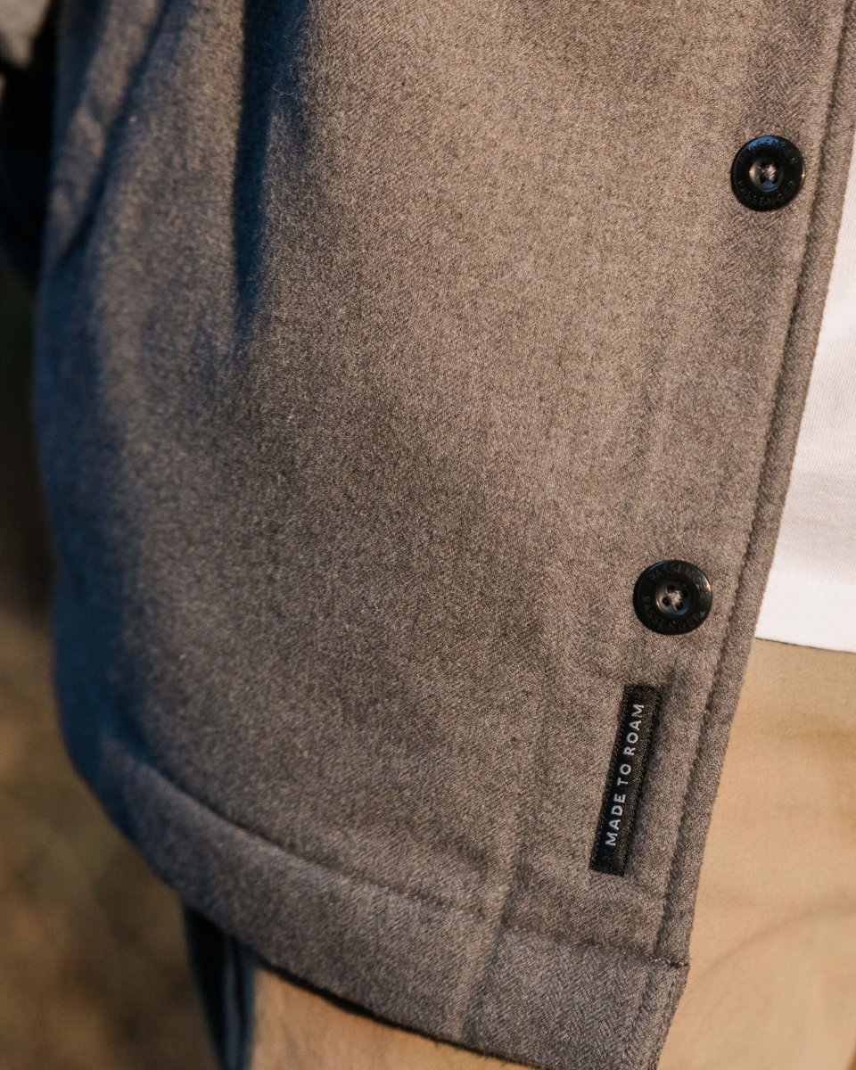 Surchemise doublée en sherpa Freestyle - Gris Marl – Image 7