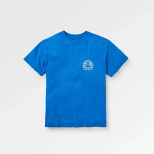 T-Shirt à Coupe Décontractée Elbio - Bleu Azur Marl