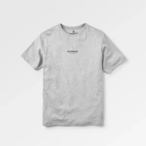 T-shirt en Coton Recyclé Passenger - Gris Chiné
