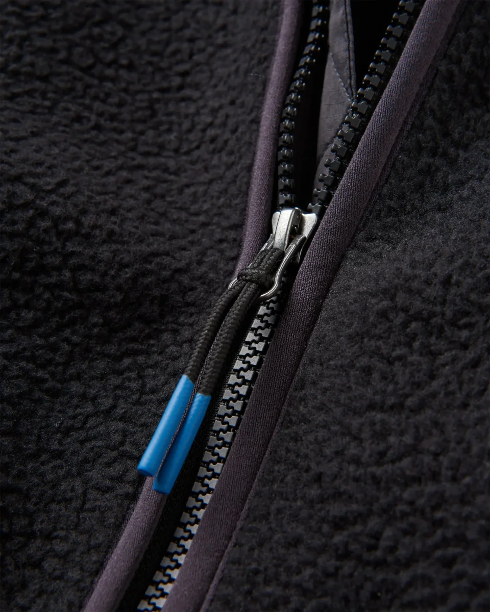 Polaire Sherpa Recyclée Full Zip Tripper 2.0 - Noir – Image 5