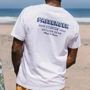 T-shirt en coton bio pour l'extérieur - Blanc