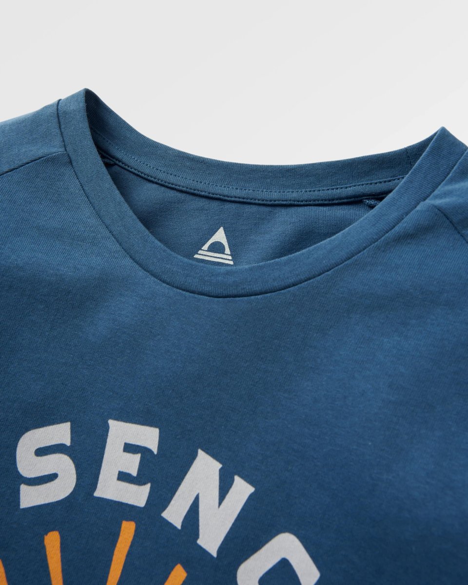 T-shirt Wander à manches longues - Denim foncé – Image 3