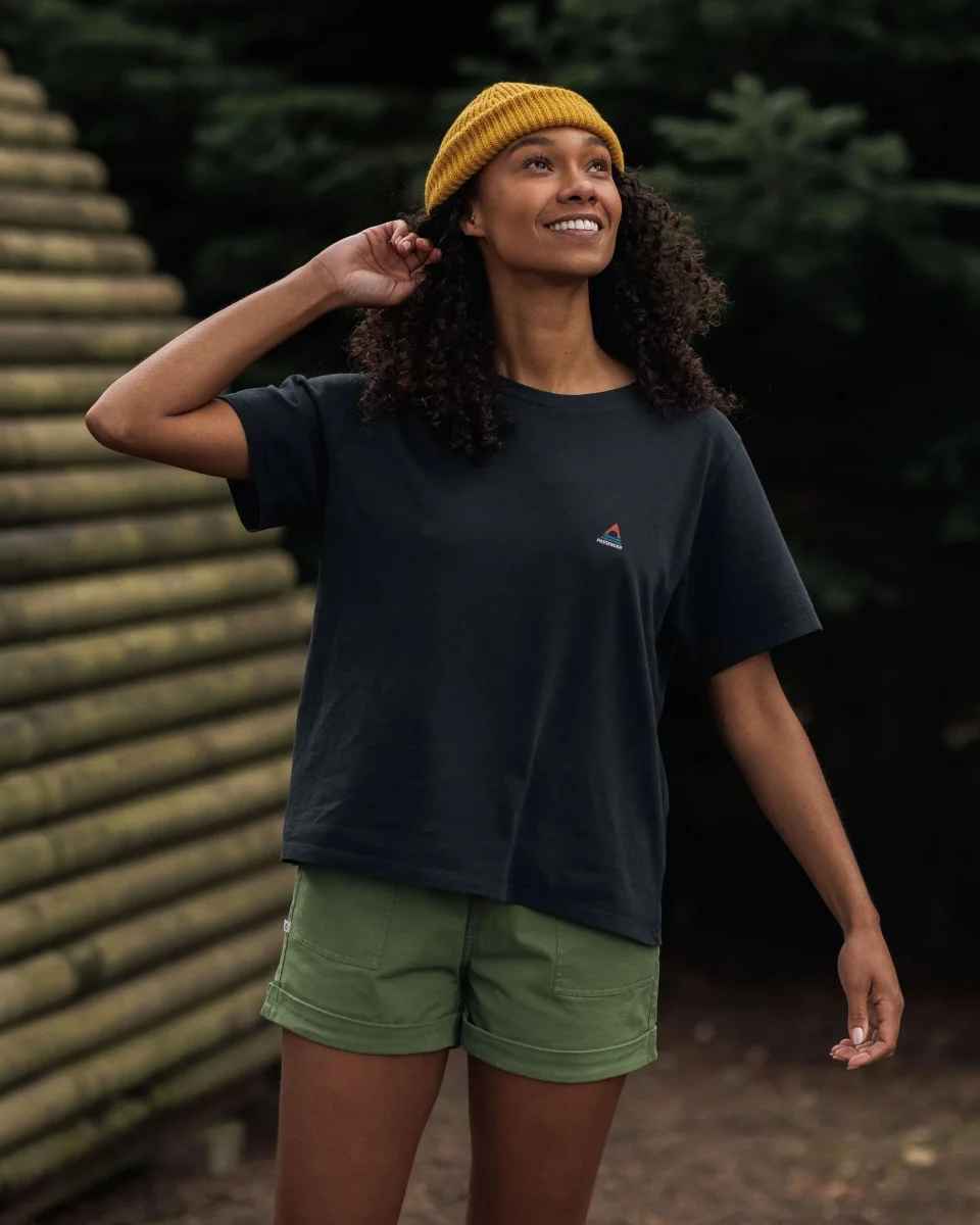 T-shirt en Coton Recyclé Classic - Noir – Image 2