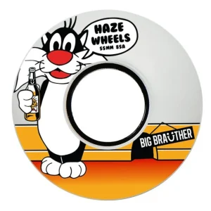 Haze Wheels Big Brauther skateboard wheels 85A/55mm - White