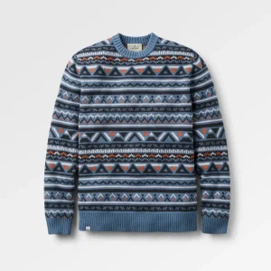 Pull Stoked en maille - Denim délavé multi