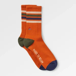 Chaussettes Mi-épaisses Bio - Orange Brûlé