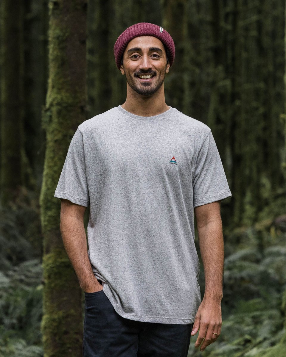 T-shirt en Coton Recyclé Classic - Gris Chiné – Image 2