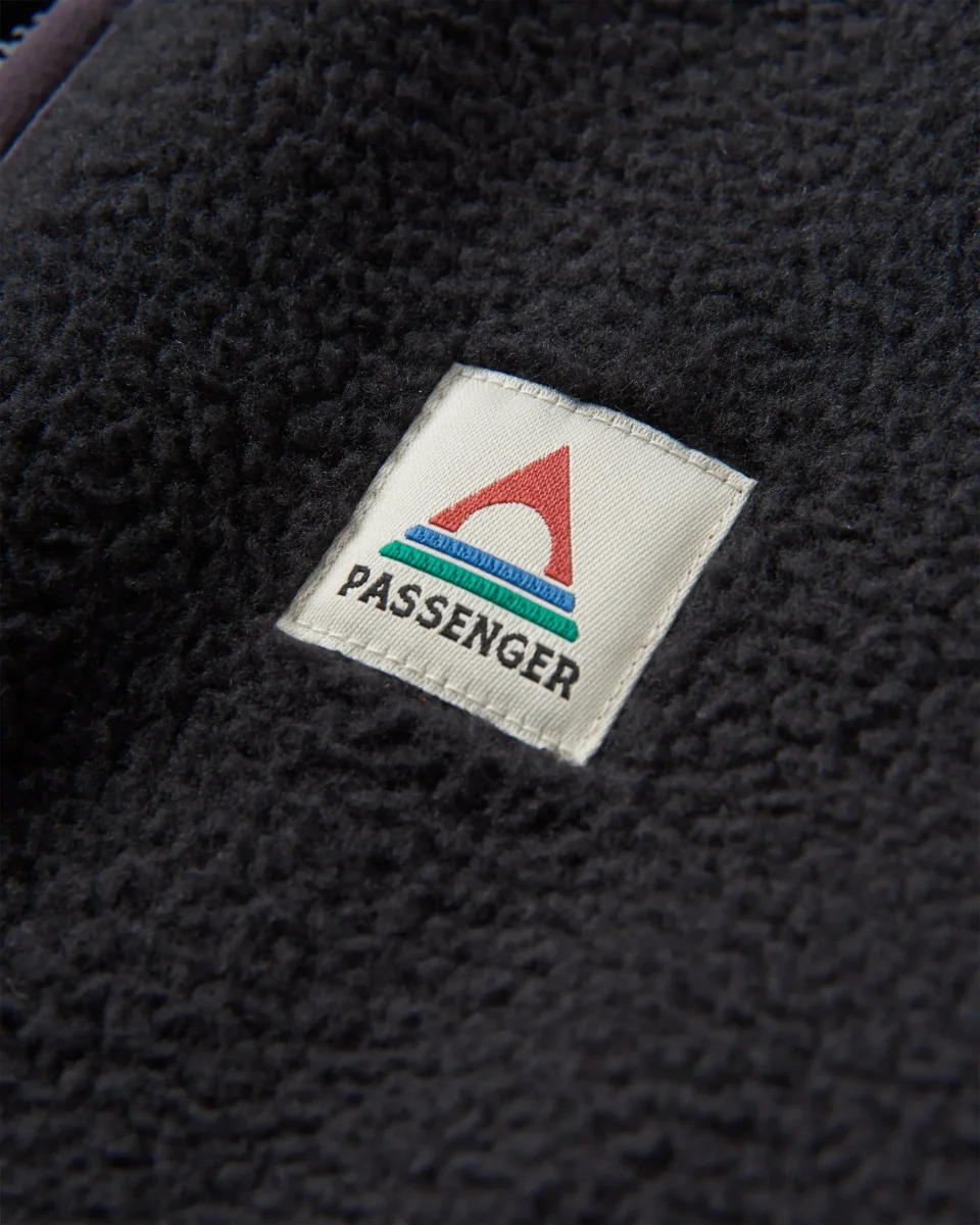 Polaire Sherpa Recyclée Full Zip Tripper 2.0 - Noir – Image 2