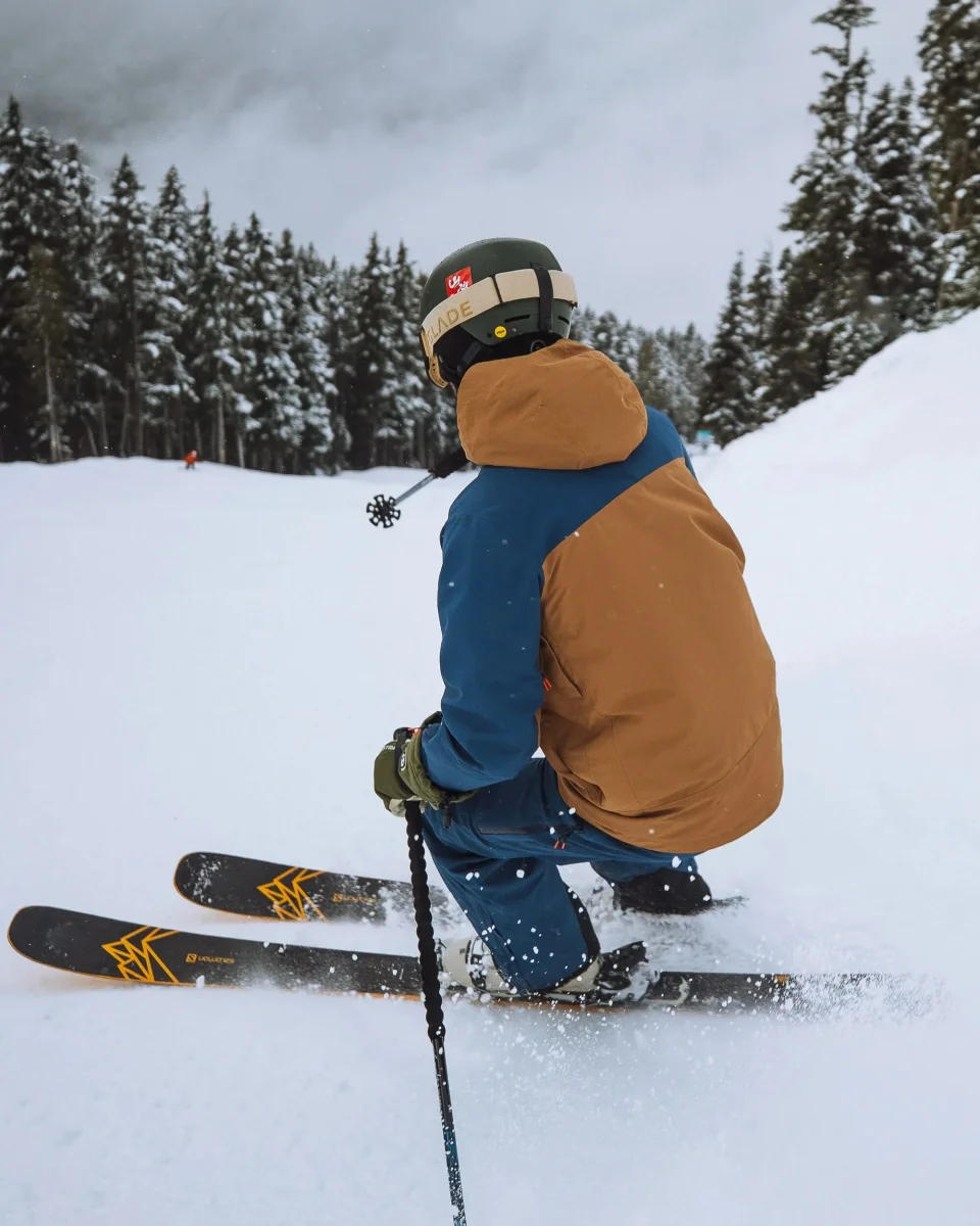 Veste Recyclée pour Homme Snowscape - Denim Foncé/Toffee – Image 5