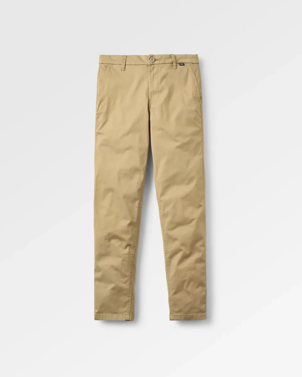 Pantalon en Coton Bio Léger 365 - Vert Olive Délavé