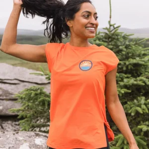 T-shirt Actif Drirelease® Chase The Light - Ambre Orange