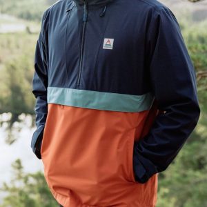 Anorak Imperméable Recyclé Diablo - Bleu Marine