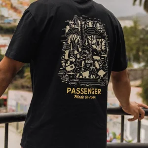 T-shirt Relaxed Fit Bio Better Outside - Noir