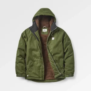 Découvrez la Veste Recyclée Doublée Sherpa - Fir Tree