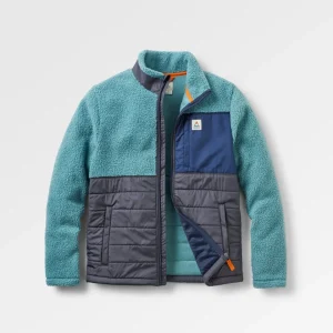 Polaire Doublée Recyclée en Sherpa Born Explorer - Arctique/Charbon