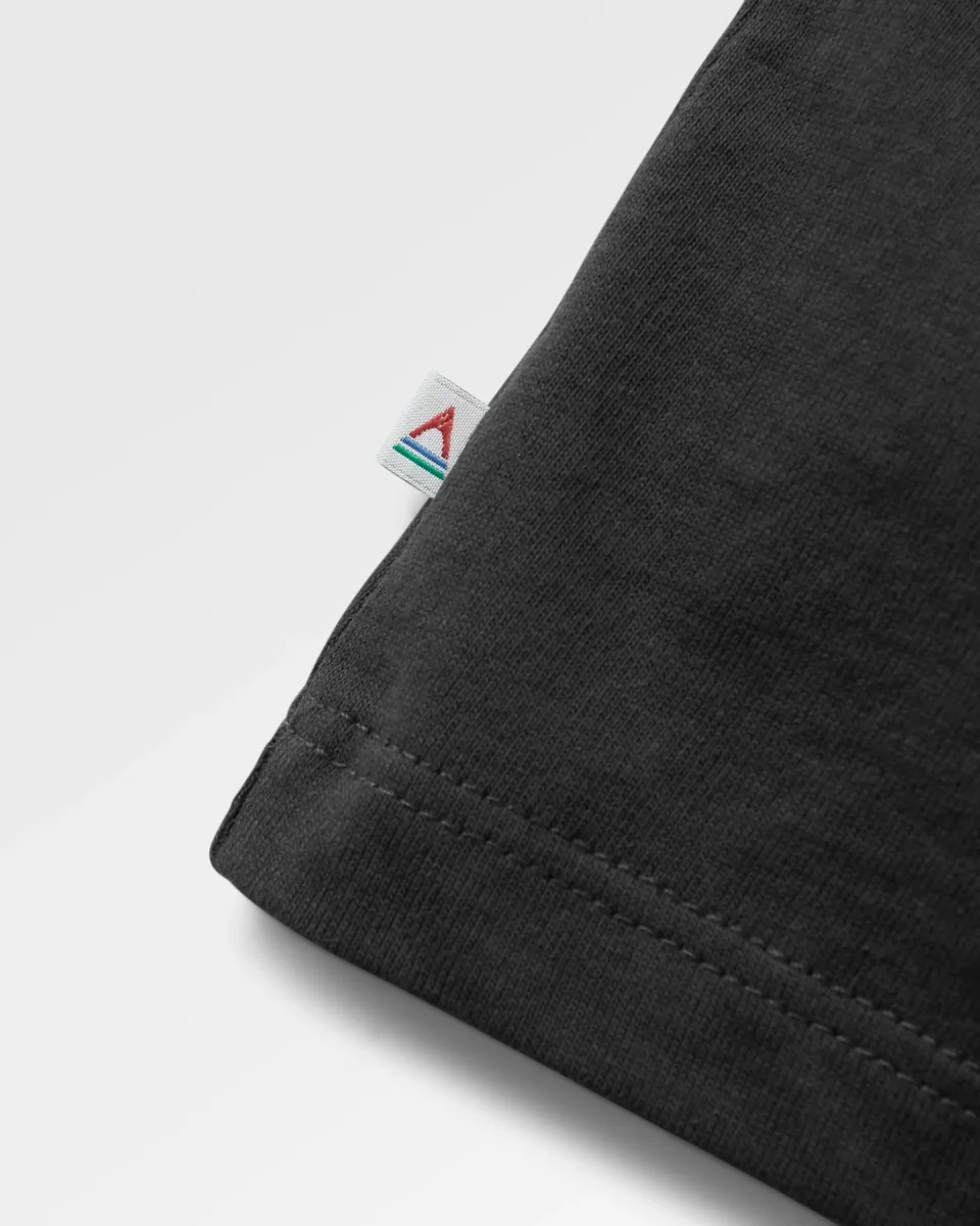 T-shirt en Coton Recyclé Penida - Noir – Image 9