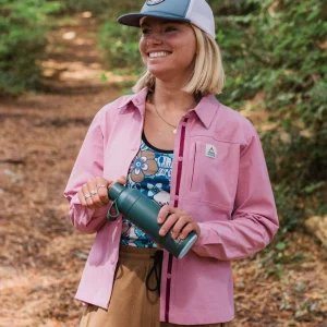 Chemise Stretch Navigate - Pink Haze