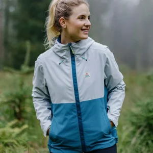 Veste Imperméable Recyclée Rainstorm - Gris Bleu/Bleu Acier