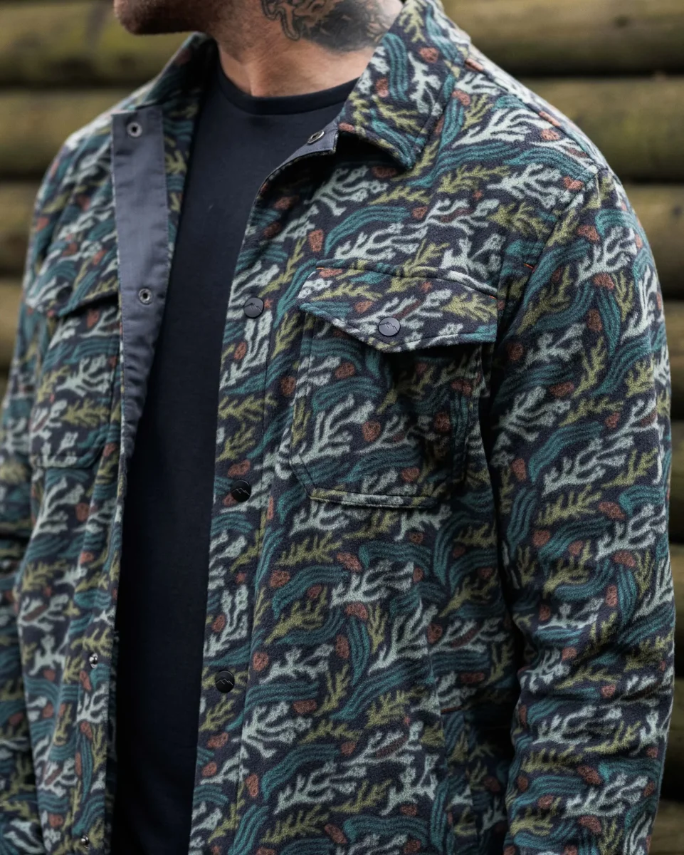 Chemise en polaire recyclée Maple Polar - Courant Océan Noir – Image 4