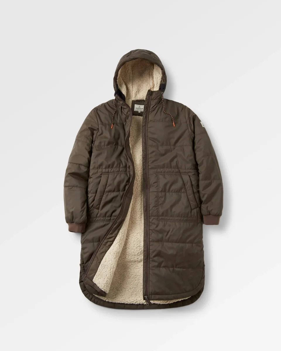 Parka Flora doublée sherpa - Café – Image 2