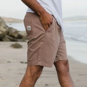 Short en sergé bio Drifter - Taupe