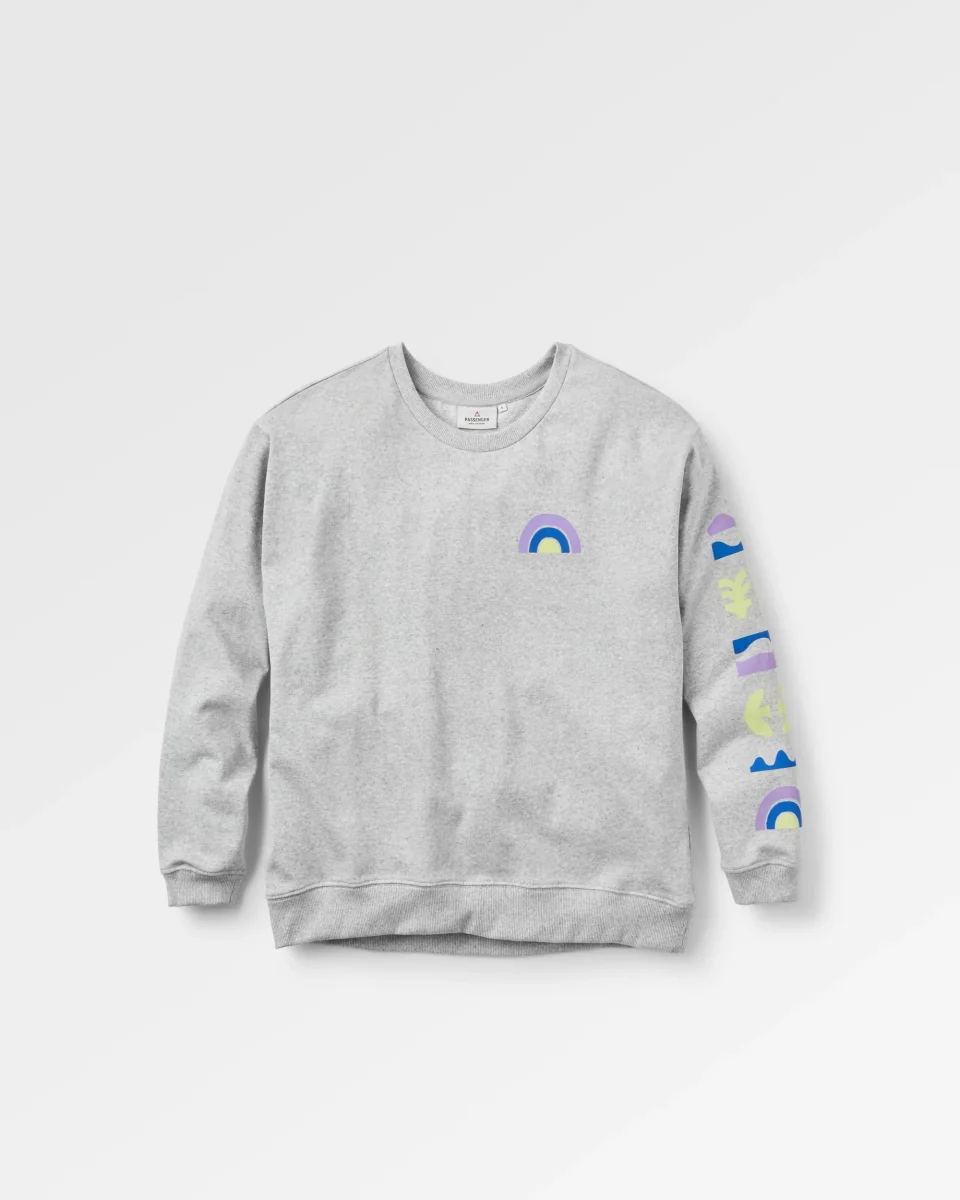 Sweatshirt Recyclé Papercut - Gris Chiné