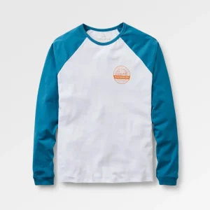 T-shirt raglan en coton bio Odyssey - blanc