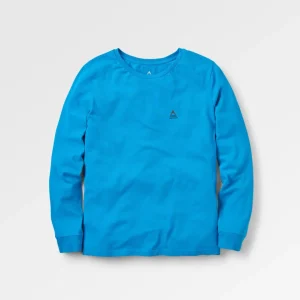 T-shirt à Manches Longues en Coton Recyclé Classic - Bluejay