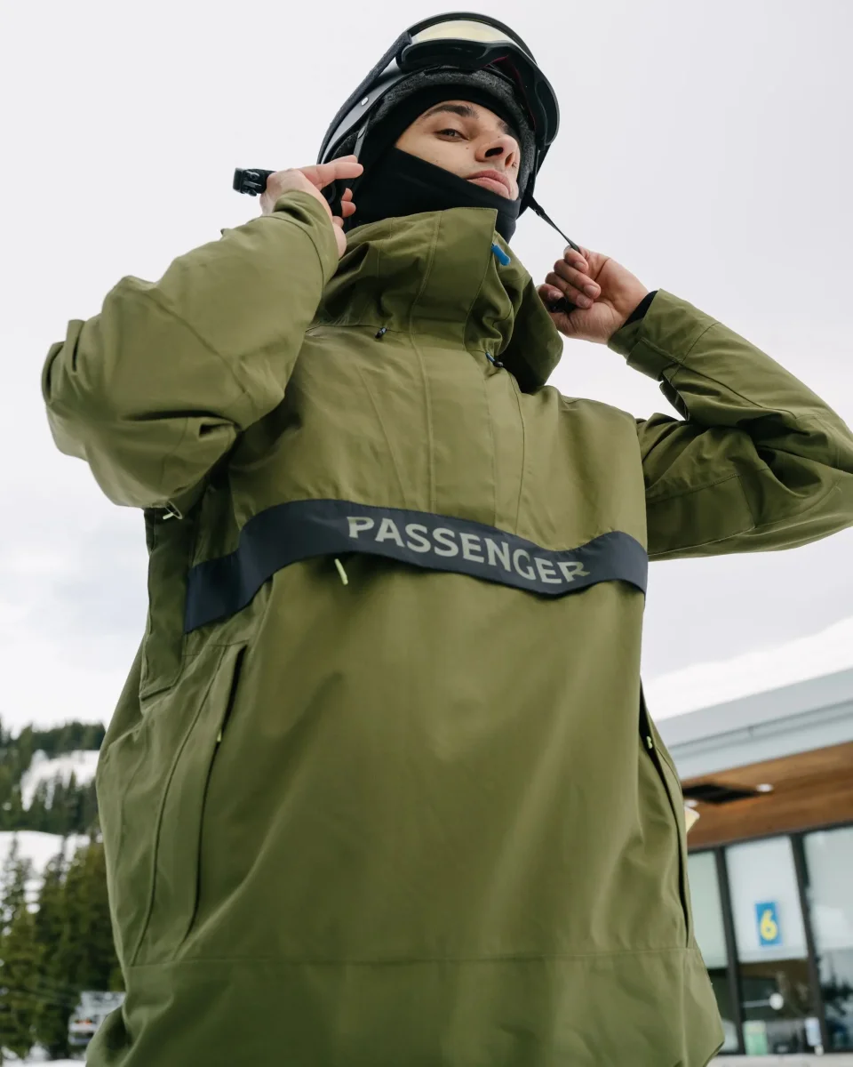 Anorak recyclé pour hommes Snowscape - Kaki – Image 2