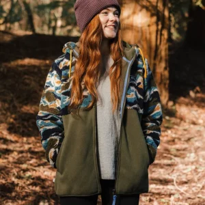 Polaire Recyclée Doublée en Sherpa Nestling - Mount Scenic Kaki