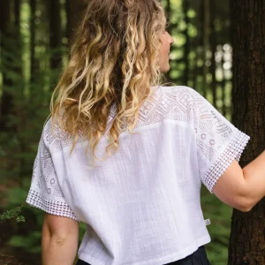 Haut Tissé Flurry - Blanc