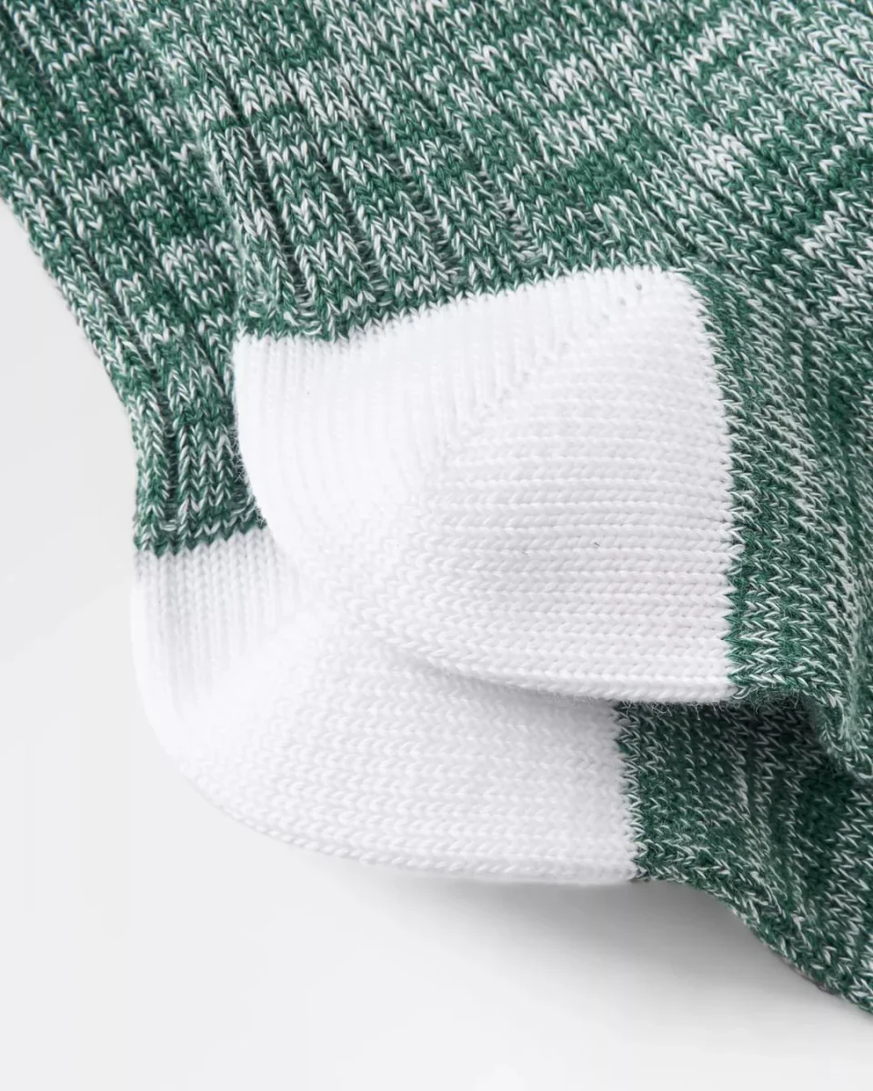 Chaussettes en Côtes Mi-Épaisses Bio - Deep Ocean – Image 2