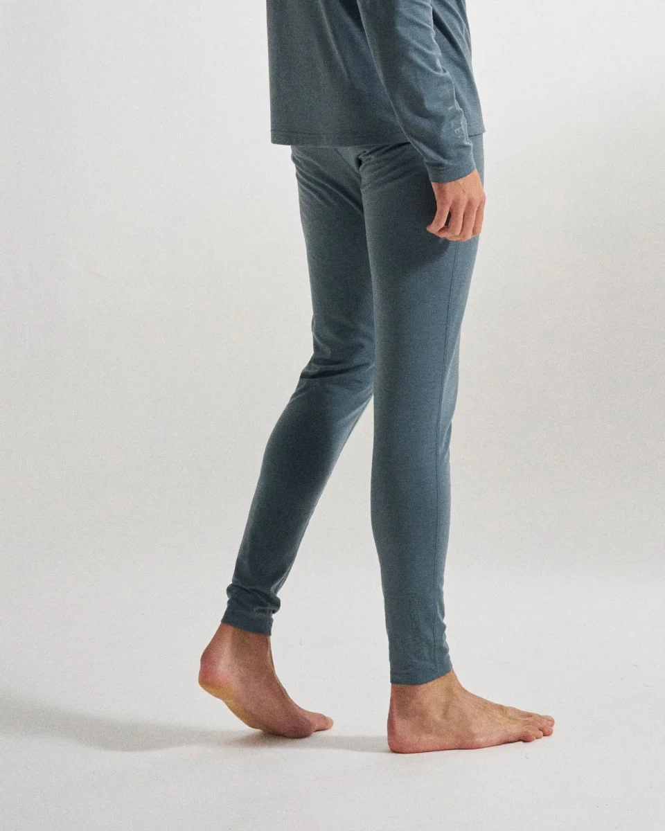 Bas de couche de base en mérinos pour homme Snowscape - Storm Grey – Image 3