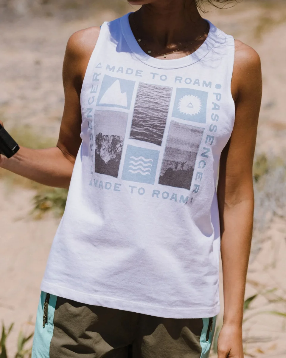 Haut en Coton Recyclé Snapshot - Blanc