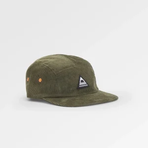 Casquette 5 panneaux en cordon recyclé Fixie - Khaki