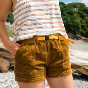 Del Sur Cord Short - Tapenade