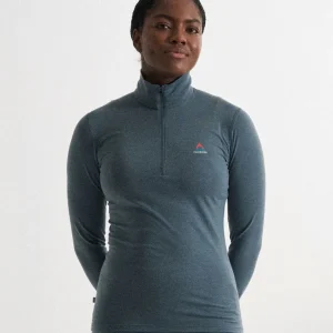 Haut de base en mérinos pour femme Snowscape - Storm Grey
