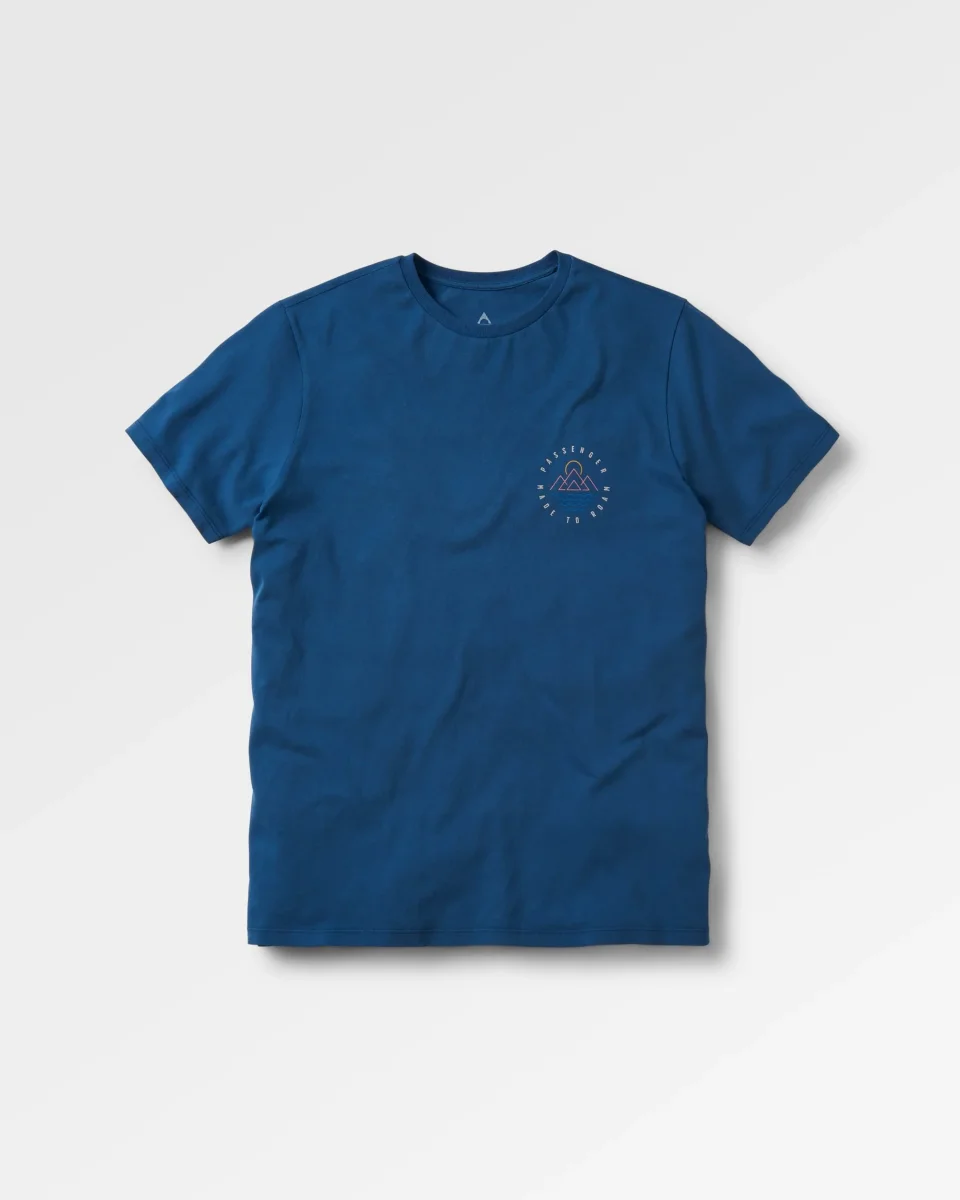 T-shirt en Coton Recyclé Escapism - Denim Foncé – Image 6