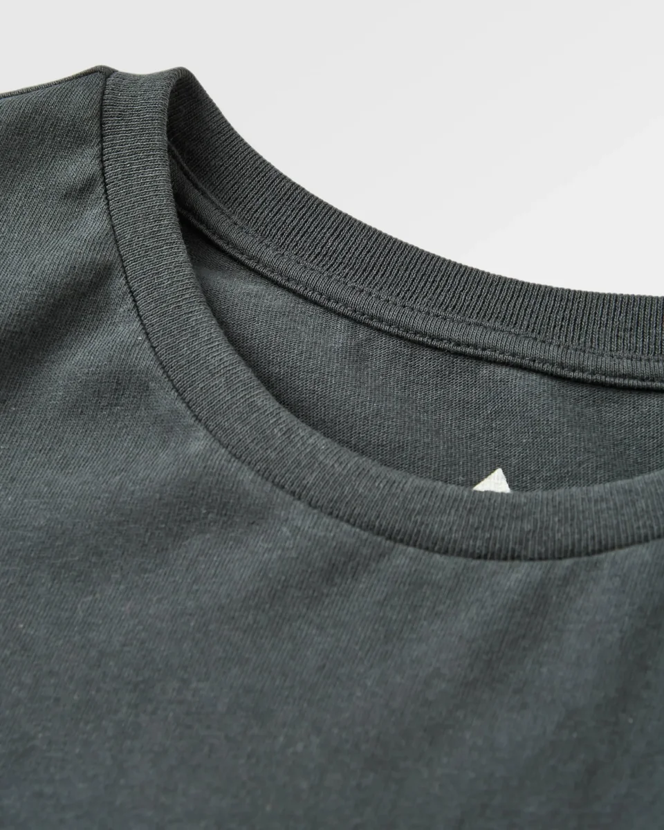 T-shirt en coton recyclé Easy Days - Noir – Image 8