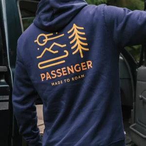 Hoodie en coton bio Phoenix - Bleu Marine