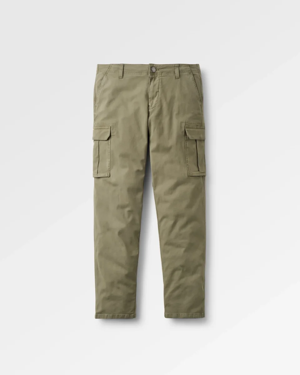 Pantalon Cargo en Coton Lakeside - Vert Olive – Image 2